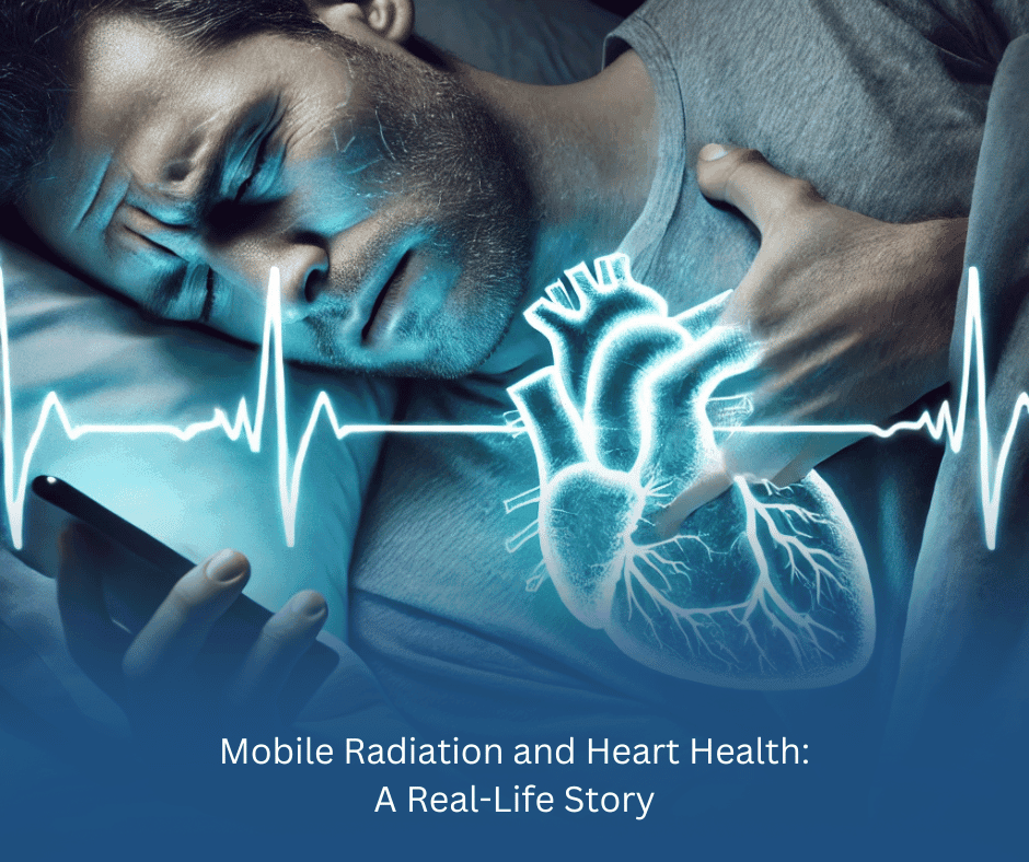 Mobile radiation and its impact on heart health, based on a real-life case study.