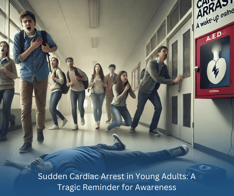 Sudden cardiac arrest in young adults – raising awareness to prevent tragic losses.