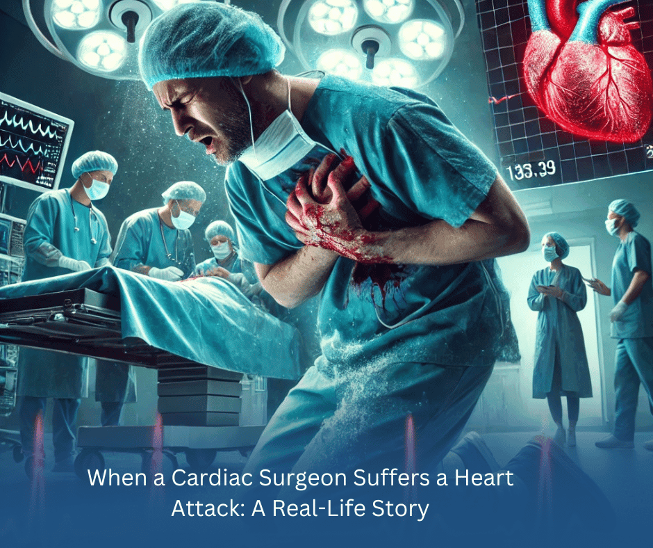 When a cardiac surgeon suffers a heart attack: a powerful real-life story highlighting the unpredictability of heart health.
