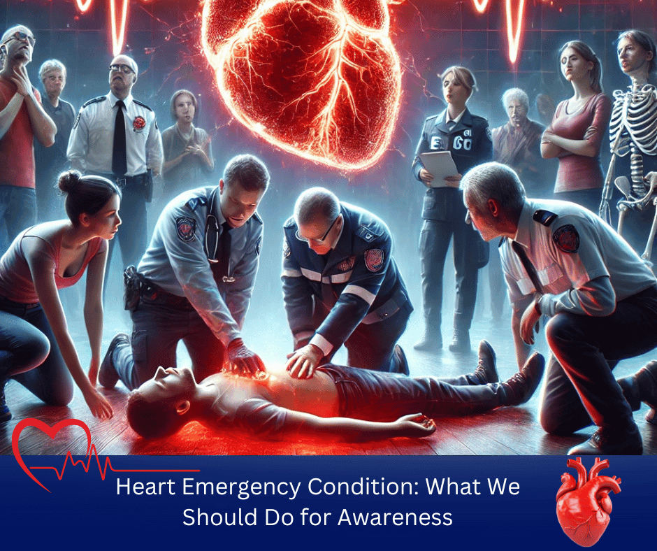 Heart emergency response awareness - What actions to take in a heart attack or critical condition.
