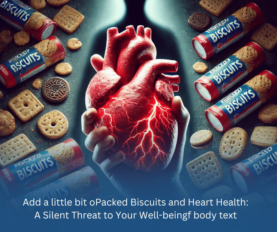 Health risks of consuming packed biscuits regularly and their impact on heart health.