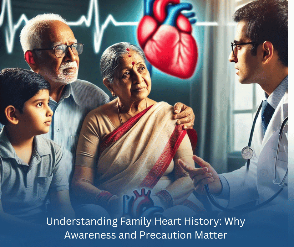 Importance of understanding family heart history to prevent future heart problems.